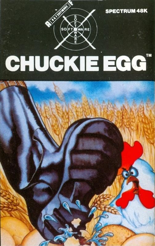 Chuckie Egg box art for MSX